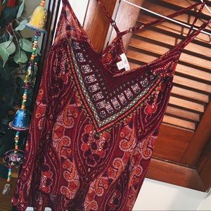 boho strappy tank 🌞